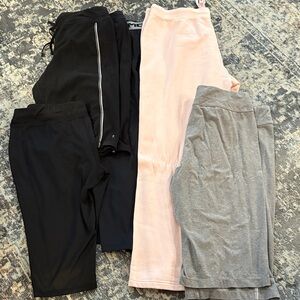Women’s ' Active Pull-On Bottoms - Black, Pink & Gray